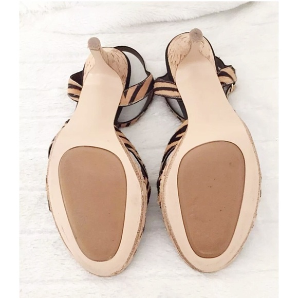 ALFANI FROST 7.5M  Pony Hair 4” Cork Stiletto - Picture 6 of 8